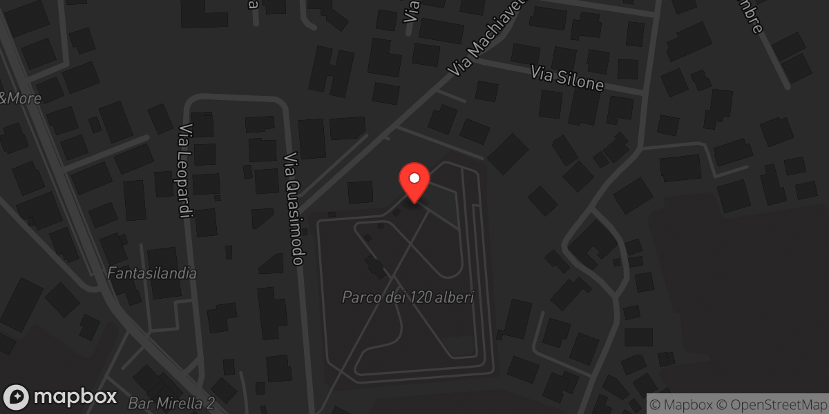Mappa: Parco dei 120 Alberi